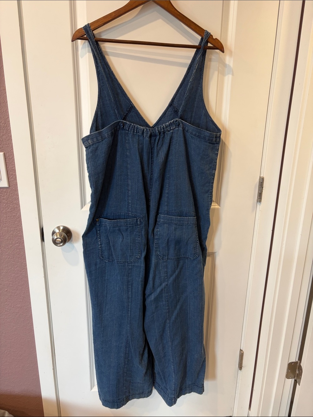 Pilcro Indigo Denim-Style Women’s One-Piece Romper- Anthropologie- Pilcro - Picture 2 of 3